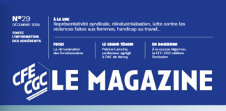Le Magazine CFE-CGC de décembre est paru