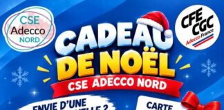 Noël 2026 : le CSE Adecco Nord donne un coup de pouce !